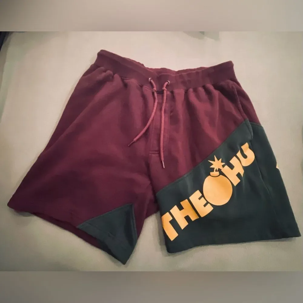 The Hundreds Shorts - L - Skateboard Shorts- Purple and Gold - Y2K Lakers Shorts